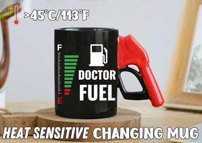 Heat Sensitive Magic Coffee Mug for Doctors 13.5oz Funny Ceramic Gift