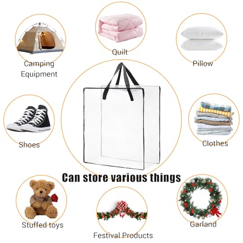 Square 26-Inch Wreath Storage Bag - 95L for Seasonal Decorations & Home Organization - 1-Pack