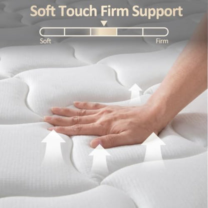 Queen Mattress in a Box - 12 Inch Gel Memory Foam Hybrid Support