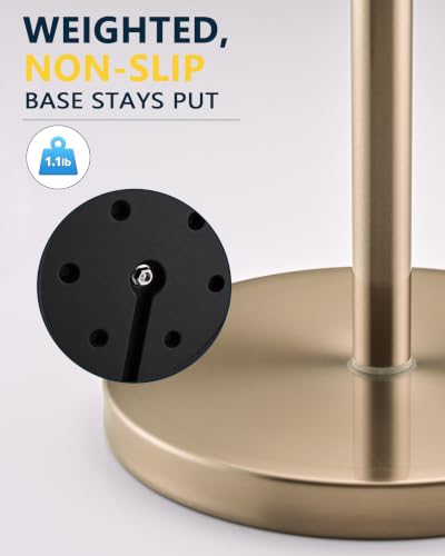 T-Shape Hand Towel Holder Stand Champagne Bronze Bathroom Accessory