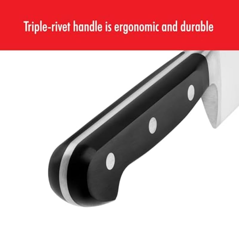 ZWILLING Professional S 8-Inch German Bread Knife, Black Handle, Ice-Hardened FRIODUR