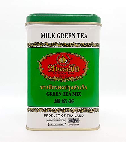 Hand Thai Milk Green Tea Green Lebal 2g. Pack 50 Number One Brand Product of Thailand