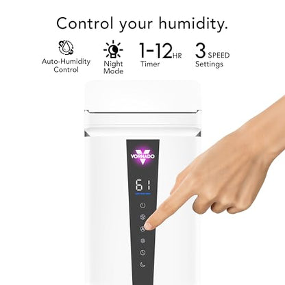 Vornado MISTIC 4 Whole Room Ultrasonic Humidifier, Top-Fill, Aromatherapy, 1-Gallon Tank, 3 Mist Settings, Ambient Lighting, Whisper-Quiet, Included Scent Pads, Air Humidifier for Kids and Home