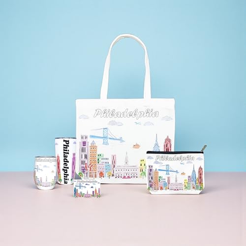 Philadelphia City Themed 20oz Insulated Tumbler - Stainless Steel Travel Mug