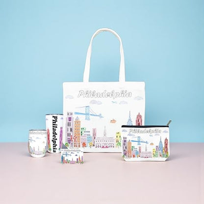 Philadelphia City Themed 20oz Insulated Tumbler - Stainless Steel Travel Mug