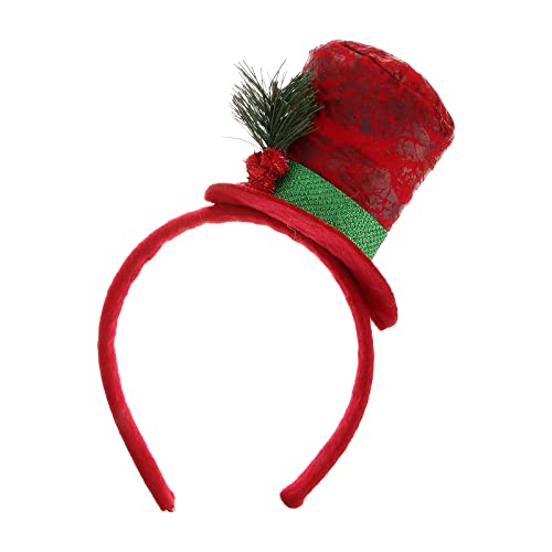 Christmas Top Hat Headband for Holiday Party & Decoration