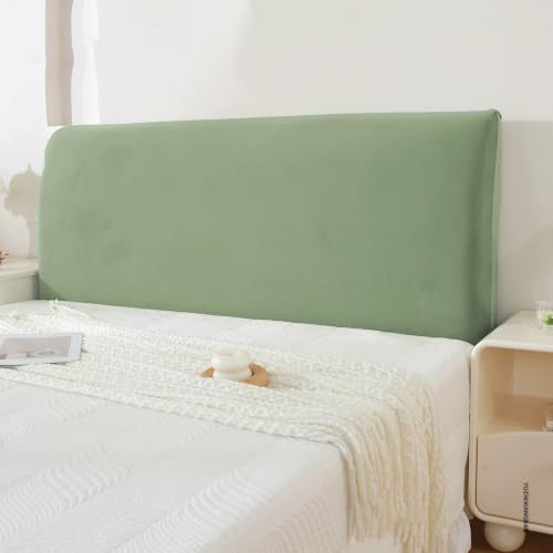 Green Headboard Protector Cover 70.8 Inch All-Inclusive Stretch Bed Slipcover