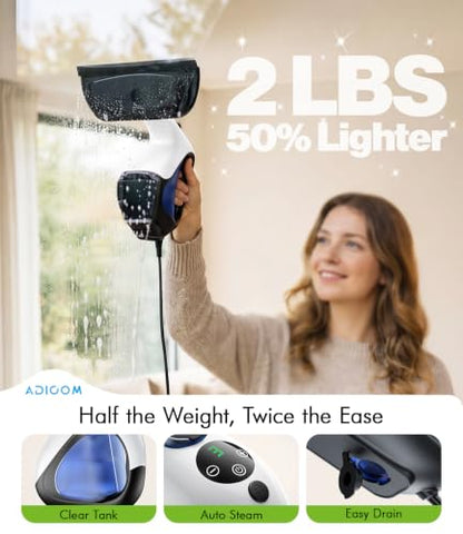 ADICOM Handheld Steam Cleaner - Instant 3-Second Heat-Up, No Waiting, Home Use, Normal