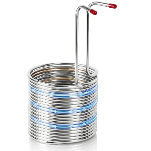 50ft Stainless Steel Immersion Wort Chiller Coil for Homebrew Beer Cooling