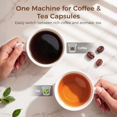 CHULUX Single Serve Coffee Maker Black - Fast Heating & Compact Design