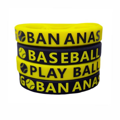 20PCS Rubber Friendship Bracelets Stackable Stretch Jewelry for Women & Fans