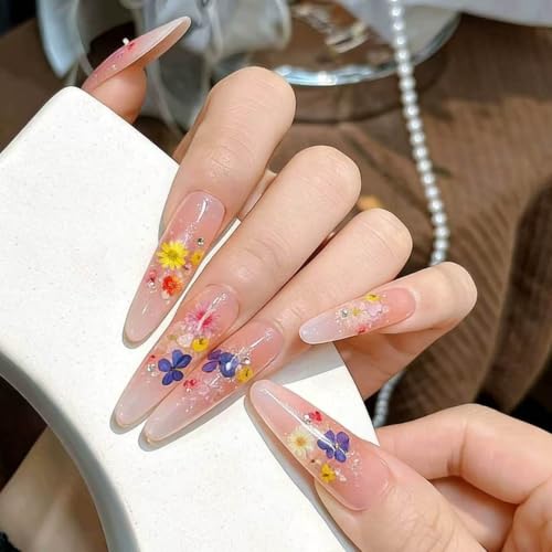 580Pcs Mini Dried Flowers for Resin - Small Pressed Flowers for DIY Crafts - Vibrant Colors
