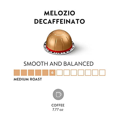 Nespresso Capsules Vertuo, Fortado Decaffeinato, Gran Lungo, 30-Count Coffee Pods, Brews 5.0 oz.