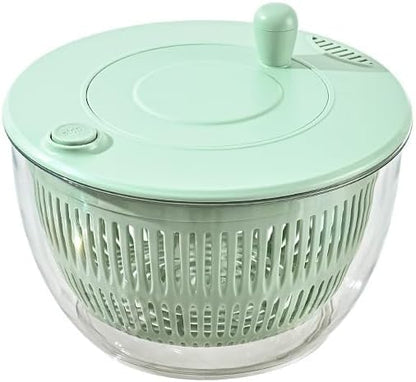 Skiennix 6-In-1 Salad Spinner - Large Multi-Use Lettuce & Vegetable Chopper | 5 Quart Capacity