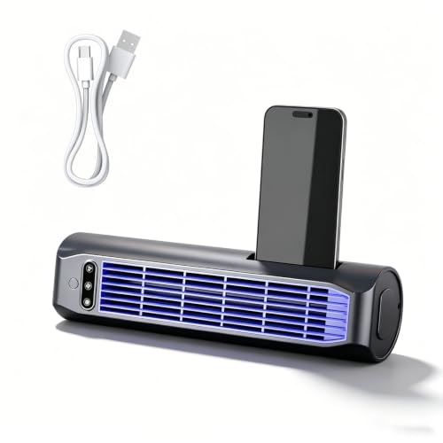 Portable Air Conditioner with 3 Speeds & LED Touch Screen - Gray
