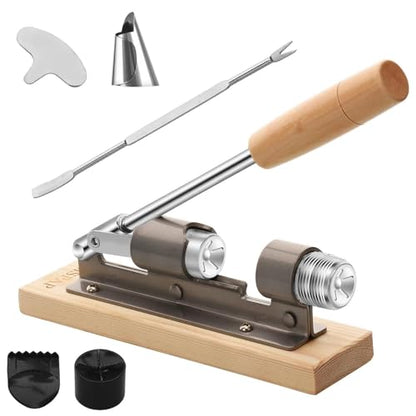 Heavy Duty Nutcracker for Pecan Walnut Hazelnut Almonds with Adjustable Sheller