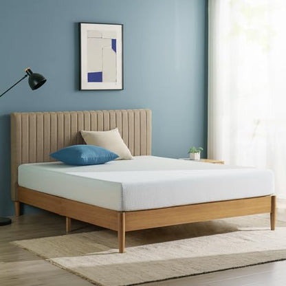 Zinus 8 Inch Green Tea Cooling Memory Foam Mattress [New Version], Twin, Fiberglass Free, Medium Firmness, Cooling Gel Foam, Certified Safe Foams & Fabric, Mattress in A Box