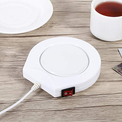 Portable Electric Mug Warmer Plate for Coffee Tea Milk - Home Office