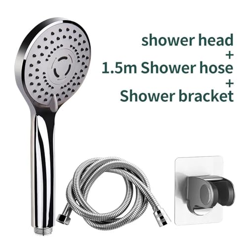 Pressurized Hand Shower Head Set - Bathroom Shower Kit Package1
