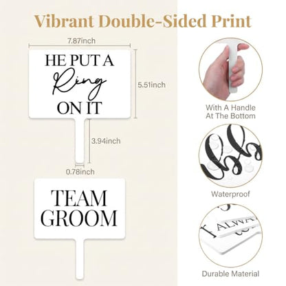 Wedding Photo Booth Props Set - 24 Double-Sided Party Decorations