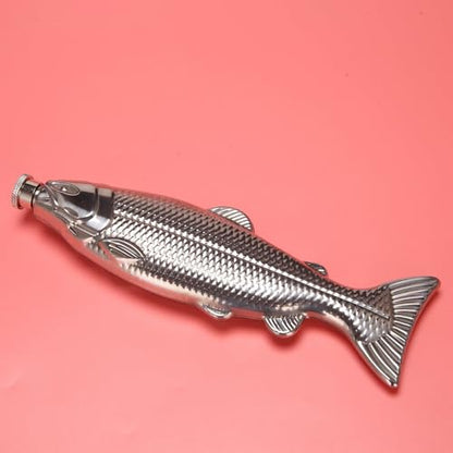 10 Pack Fish Shape Stainless Steel Hip Flask 5Oz for Outdoor Drinking