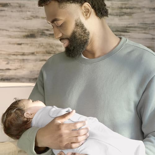 SwaddleMe by Ingenuity Original Swaddle, 100% Cotton, Improves Sleep & Calms Startle Reflex, Preemie Size, Up to 7 Pounds, 1-Pack, Baby Swaddle Blanket - Cream