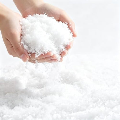 Artificial Snowflakes for Winter Holiday Decor 50g Fake Snow for Christmas & Winter Scenes