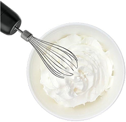 Moss & Stone Hand Blender - Powerful 300-Watt Stick Mixer with Egg Whisk & Ergonomic Handle - Black