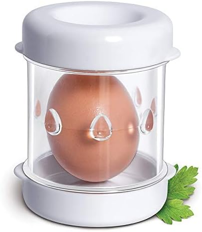 Negg Boiled Egg Peeler - Effortless Shell Removal | White Color Design