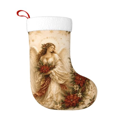 Christmas Stocking 18 Inch Hanging Holiday Decor for Fireplace Mantel