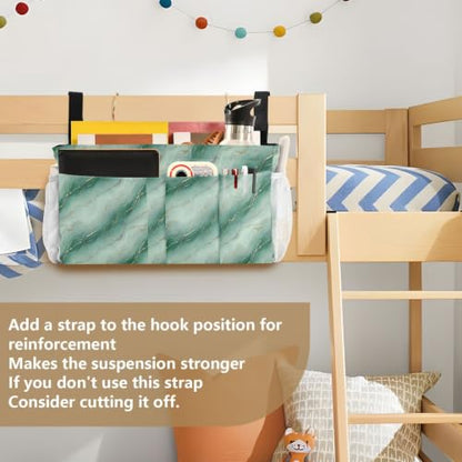 Bedside Storage Organizer Caddy Hanging Bed Rail Bag for Bedroom Dorm Hospital