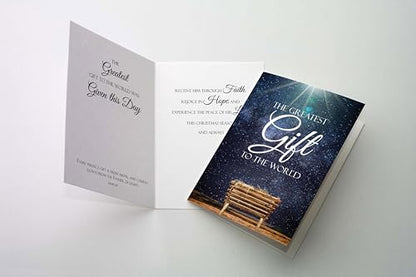 Religious Christmas Card Pack of 24 - Inspirational Holiday Greeting Cards