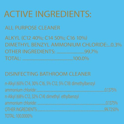 Clorox Disinfecting Multi-Purpose Cleaner Starter Kit, Household Essentials, One Reusable Spray Bottle Plus 2 Refills