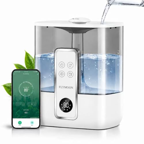 Top Fill 5L Ultrasonic Cool Mist Humidifier - White, Whisper-Quiet, Adjustable