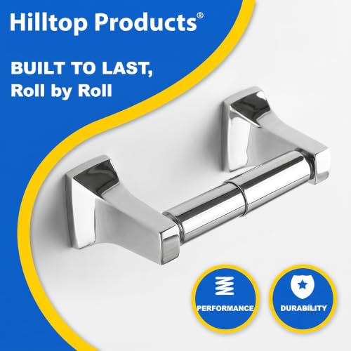 Universal Chrome Toilet Paper Holder Replacement Rod 2 Pack