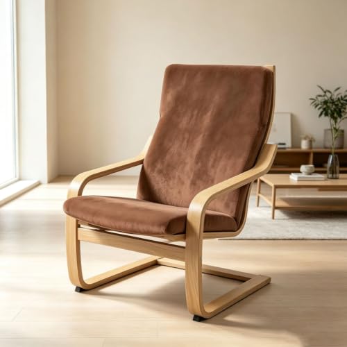 Velvet Chair Slipcover for Poang Rocking Chair - Grey, Camel Variations