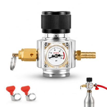 Mini CO2 Regulator 90 PSI for Soda Canister - Compatible with TR21-4