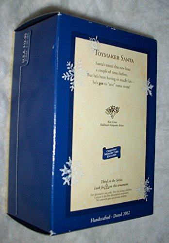 Hallmark Toymaker Santa Ornament 2002 - Rare Collectible Christmas Decor