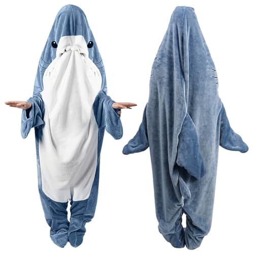 inkArts Shark Blanket Onesie Adult & Kid, Shark Onesie, Shark Blanket Hoodie Onesie, Shark Pajamas, Shark Costume, Shark Wearable Blanket