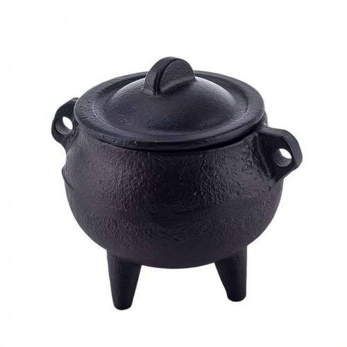 Cast Iron Incense Holder Tripod Small Cauldron for Rituals & Meditation