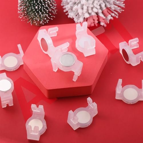 150 Pack Magnetic Christmas Light Clips for Steel Gutters Outdoor Decorations - Aniai Variation