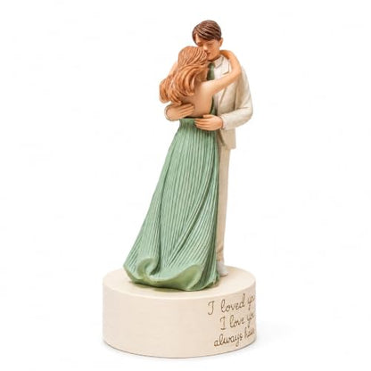 Romantic Couple Music Box with Love Message and Melodic Keepsake - Anniversary Gift