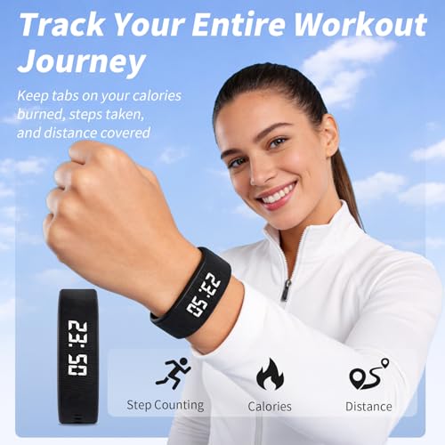 Vibrating Alarm Wristband for Heavy Sleepers, Activity Tracker & Sleep Aid