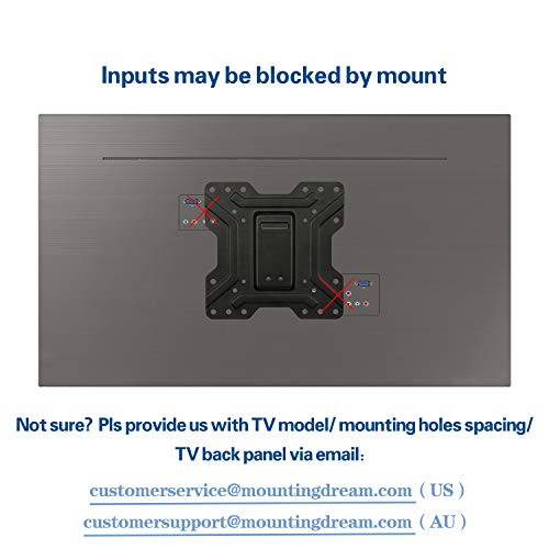 Mounting Dream Ultra Slim Full Motion TV Wall Mount, Low Profile Articulating TV Mount for 26 to 75 Inch TVs - Smooth Extension, Swivel, Tilt, Fits 16" Studs, Max VESA 400x400mm, Holds 88lbs