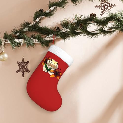 Bearded Dragon Christmas Stockings - Xmas Hanging Holiday Decor