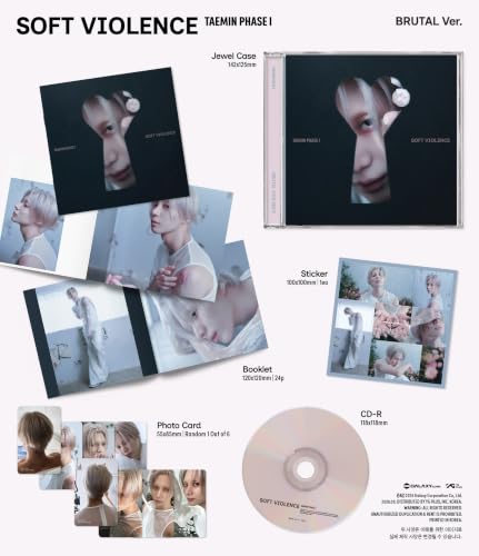 TAEMIN Phase I Soft Violence Jewel Ver. K-pop Album with Photocard and Booklet