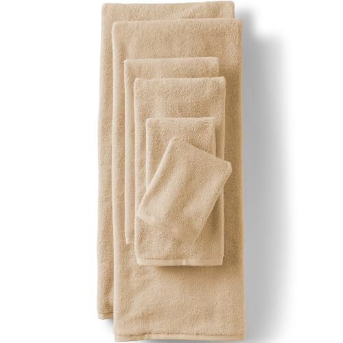Lands' End Quick-Dry Cotton Bath Sheet - Champagne, 36x70 Inches, 1 Piece