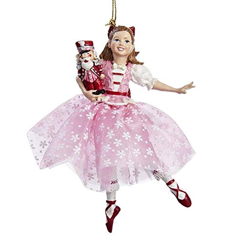Dancing Clara Christmas Ornament - Nutcracker Ballet Holiday Decoration