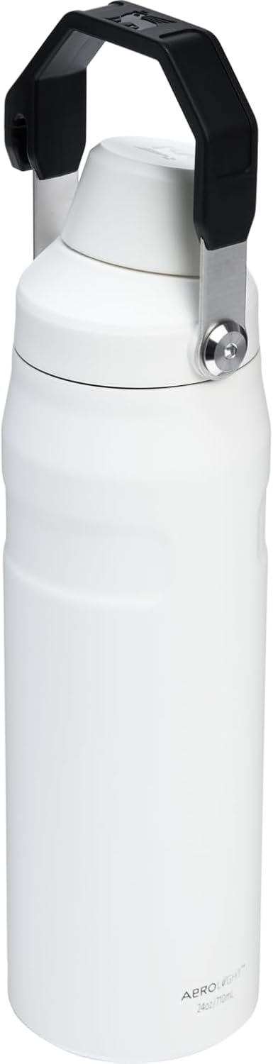 Stanley IceFlow Water Bottle 24 oz - Fast Flow Angled Spout Lid | Lightweight, Leakproof & Insulated | BPA-Free | Chalk