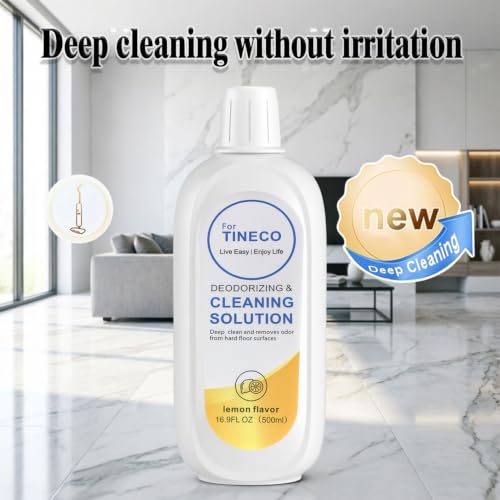 Lemon Floor Cleaning Solution 1L for Tineco & Wet Dry Vacuums - Lemon Scented